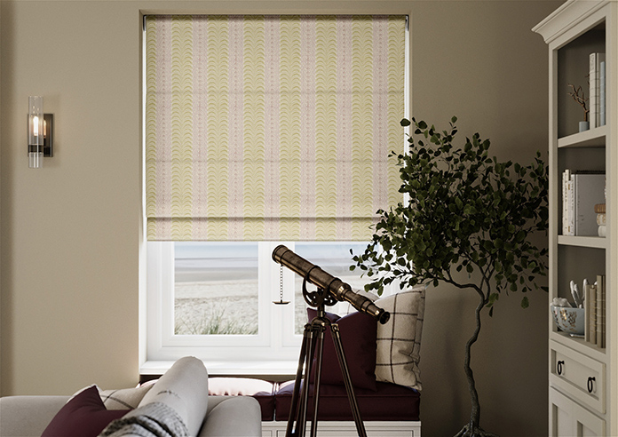 Land & Shore Fintra Stripe, Multi - Twist&Fit Roman Blind - Image 3